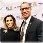 US Army Sergeant Major Stevens and the CEO of Pinnacle Software Consulting, Inc. supporting the HCCMG 2022 Leadership Awards Dinner